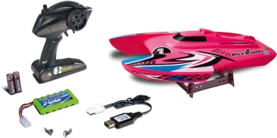 RC katamarán Race Shark FD 2,4 GHz RTR ružová