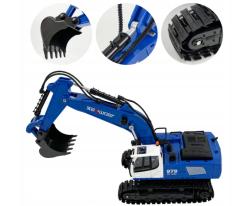 RC pásový bagr 979 1:18 modrý