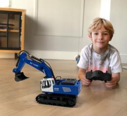 RC pásový bagr 979 1:18 modrý