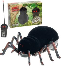 RC Pavouk 12cm na dálkové ovládání 27MHz zvířátko na baterie