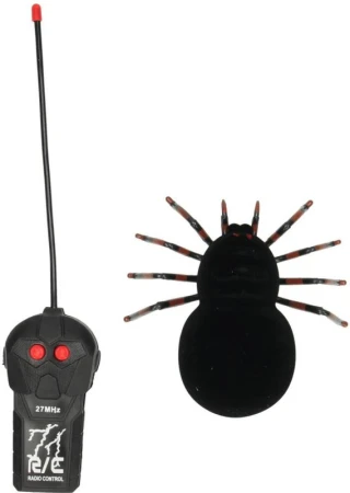 RC Pavouk 12cm na dálkové ovládání 27MHz zvířátko na baterie