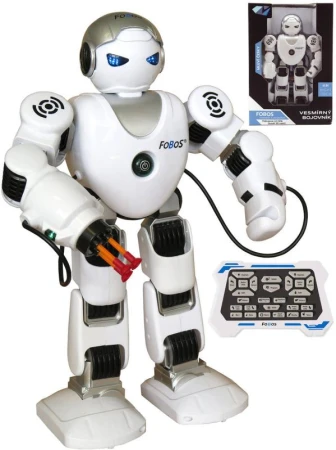 RC Robor Fobos interaktivní chodící vysílačku 2,4GHz na baterie Světlo Zvuk CZ RC Robor Fobos interaktivní chodící vysílačku 2,4GHz na baterie Světlo Zvuk CZ