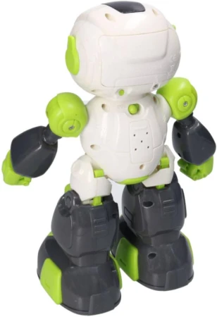 RC Robot na vysielačku chodí tancuje na batérie nahrávanie REC Svetlo Zvuk