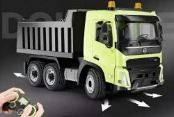 RC sklápěč Volvo s osvětlením a otevíracími dveřmi 2,4 GHz