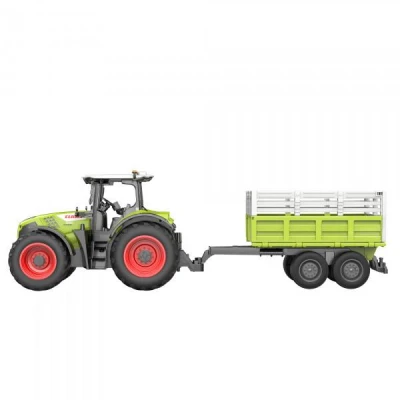 RC traktor Claas Axion 870 1:24 s vyklápěcím přívěsem, zvuky, světla
