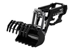 RC TRAKTOR s kombinovaným čelním nakladačem 1/24