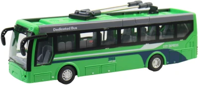 RC Trolejbus MHD na dálkové ovládání 27MHz na baterie Světlo
