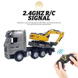 RC Truck s bagrem na dálkové ovládání 1:18 RTR