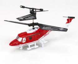 RC vrtulník infračervený hasičský 3 kanály, gyroskop RTF sada