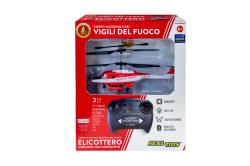 RC vrtulník infračervený hasičský 3 kanály, gyroskop RTF sada