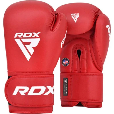 RDX Boxerské rukavice AS2 pro amatérské soutěže, červené, 12 oz - 12 RDX Boxerské rukavice AS2 pro amatérské soutěže, červené, 12 oz - 12