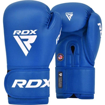 RDX Boxerské rukavice AS2 pro amatérské soutěže, modré, 12 oz - 12 POUZE 12 oz (VÝPRODEJ)