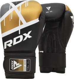 RDX Boxerské rukavice F7 Ego, černo zlaté, 12 oz RDX Boxerské rukavice F7 Ego, černo zlaté, 12 oz
