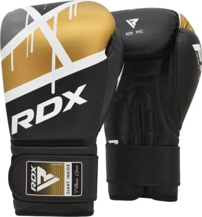 RDX Boxerské rukavice F7 Ego, černo zlaté, 16 oz RDX Boxerské rukavice F7 Ego, černo zlaté, 16 oz