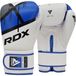 RDX Boxerské rukavice F7 Ego modré 14 oz