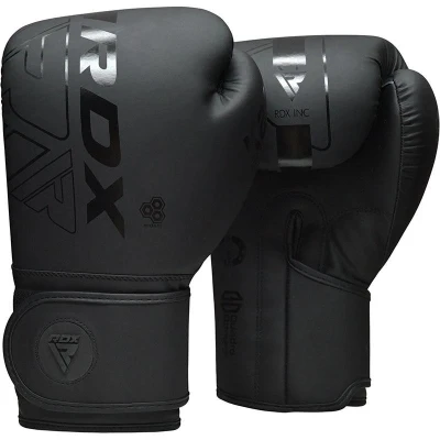 RDX Boxerské tréninkové rukavice F6 Kara černé 12 oz RDX Boxerské tréninkové rukavice F6 Kara černé 12 oz