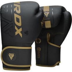 RDX Boxerské tréningové rukavice F6 Kara zlaté 6 oz