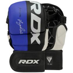 RDX Sparring rukavice T6 REX MMA modré M