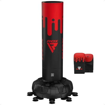 RDX Volně stojící boxovací pytel ADULTS PUNCH BAG F9 s rukavicemi, červeno-černý 6ft RDX Volně stojící boxovací pytel ADULTS PUNCH BAG F9 s rukavicemi, červeno-černý 6ft