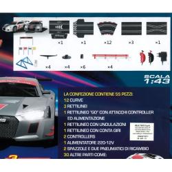 RE.EL Toys autodráha Audi R8 LMS GT3 1:43 3 metry, 3 sestavy, LED světla