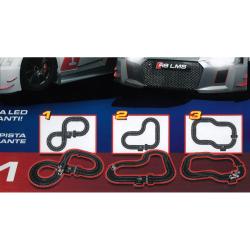 RE.EL Toys autodráha Audi R8 LMS GT3 1:43 3 metry, 3 sestavy, LED světla