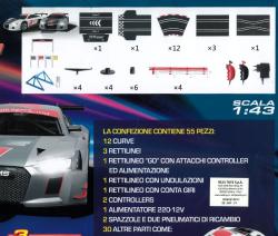 RE.EL Toys autodráha Audi R8 LMS GT3 1:43 3 metry, 3 sestavy, LED světla