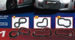 RE.EL Toys autodráha Audi R8 LMS GT3 1:43 3 metry, 3 sestavy, LED světla