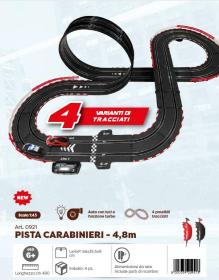 RE.EL Toys autodráha pista Alfa Romeo Carabinier - Bugatti Divo 1:43
