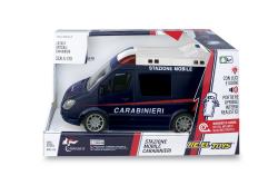 RE.EL Toys mobilní policejní jednotka Carabinieri 1:20 se světly a zvuky natahovací