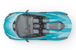 RE.EL Toys RC auto Lamborghini Sian 1:12 modrá metalíza, proporcionální RTR LED 2,4Ghz