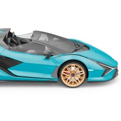 RE.EL Toys RC auto Lamborghini Sian 1:12 modrá metalíza, proporcionální RTR LED 2,4Ghz
