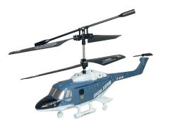 RE.EL Toys RC vrtulník policejní 3 kanály, gyroskop RTF sada