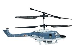 RE.EL Toys RC vrtulník policejní 3 kanály, gyroskop RTF sada