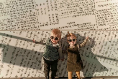 Real Shades Sluneční brýle Explorer 0+ modré/světle modré