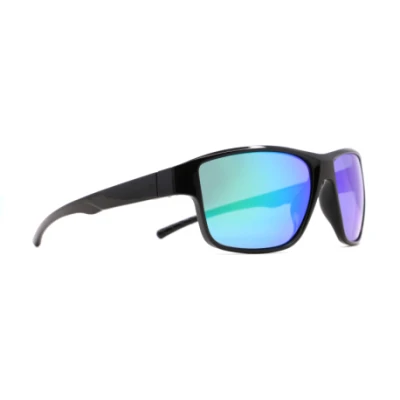 Red bull spect CHESS-04P shiny black/smoke with purple-green mirror CAT3 sluneční brýle