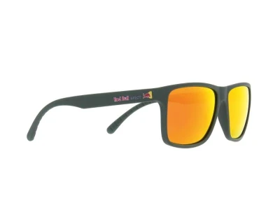 Red Bull Spect MAZE-003P matt soft touch green brown with red mirror CAT 3 58-15-145