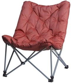 Redcliffs Skladacia stolička s polstrovaním červená