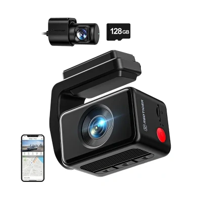 REDTIGER F4 Pro WiFi 4K + 1080p 128 GB palubní kamera