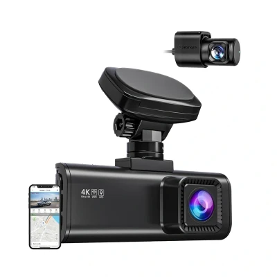 REDTIGER F7N Pro černá WiFi 4K + 1080p palubní kamera