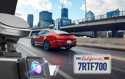 REDTIGER F7N Pro černá WiFi 4K + 1080p palubní kamera