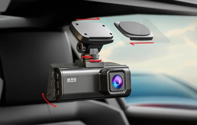 REDTIGER F7N Pro černá WiFi 4K + 1080p palubní kamera