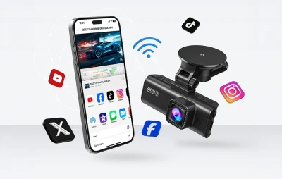 Redtiger F7NP WiFi 4K + 1080p 128 GB palubní kamera