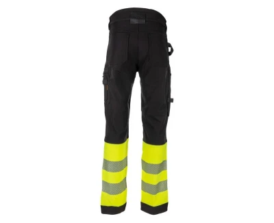 Bennon REFLECTOS Trousers black/yellow
