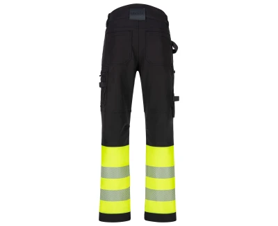 Bennon REFLECTOS Trousers black/yellow