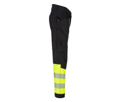 Bennon REFLECTOS Trousers black/yellow