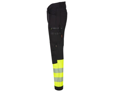 Bennon REFLECTOS Trousers black/yellow