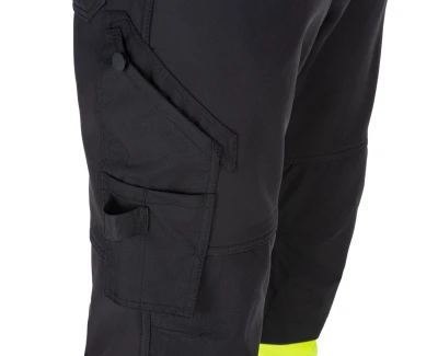 Bennon REFLECTOS Trousers black/yellow