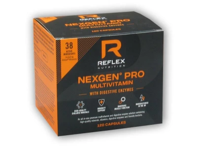Reflex Nutrition Nexgen Pro + Digestive Enzymes 120 kapslí Reflex Nutrition Nexgen Pro + Digestive Enzymes 120 kapslí