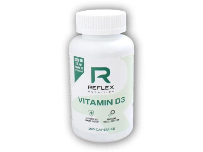 Reflex Nutrition Vitamin D3 100 kapslí Reflex Nutrition Vitamin D3 100 kapslí