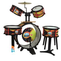Reig Musicales dětská bicí souprava Fire Beat Reig Musicales dětská bicí souprava Fire Beat